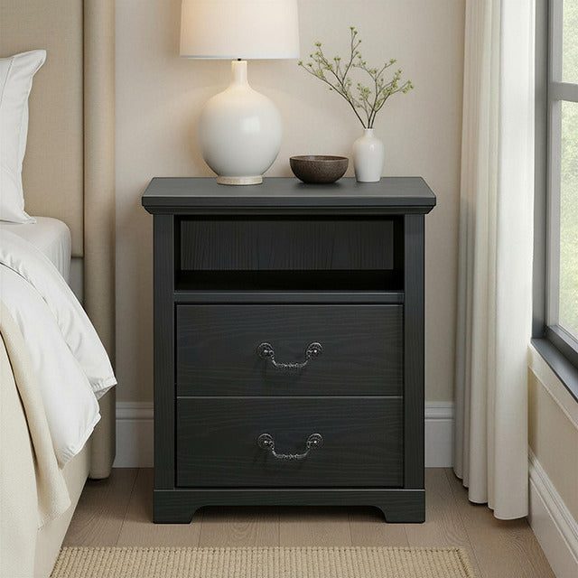 Amble Nightstand, Black - view 3