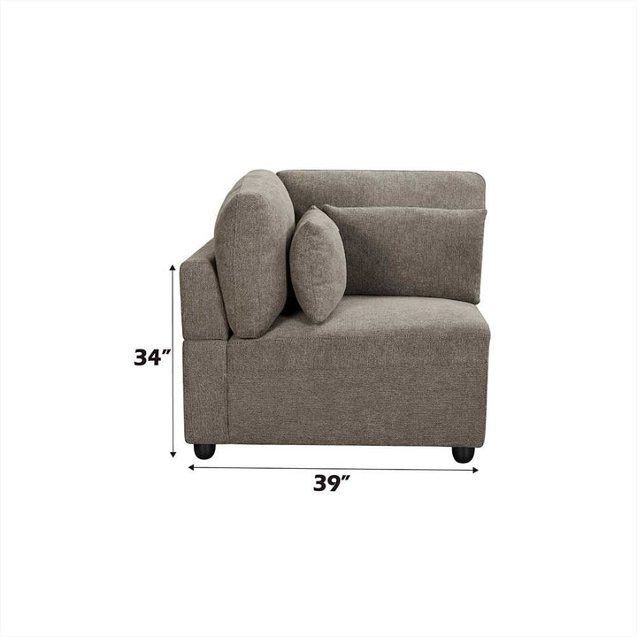 Rylie Modular - Left Facing Chair w/3 Pillows – view 13