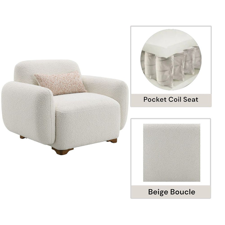 Darius Chair w/Pillow – features callout
