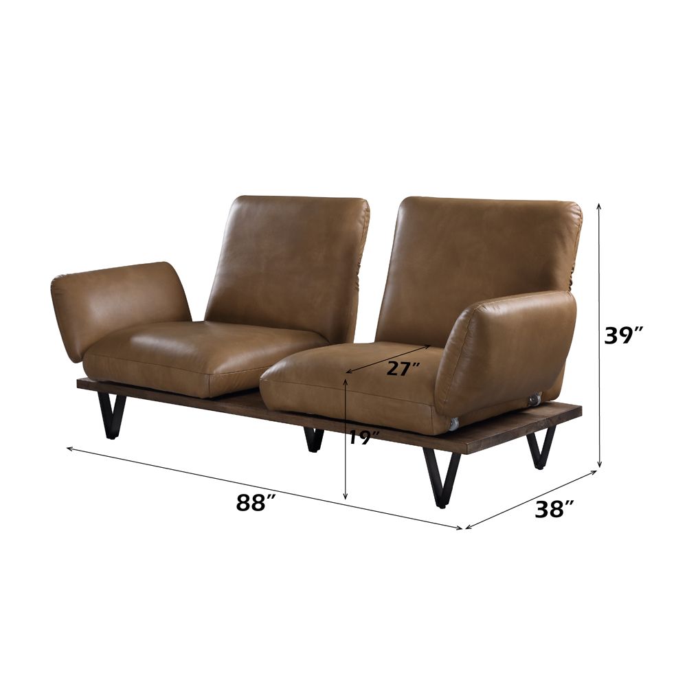 Narech Sofa W/Swivel – dimensions diagram