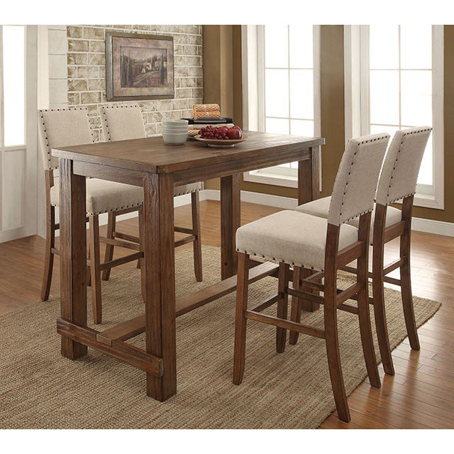 Sania Bar Chair, Rustic Oak - view 3