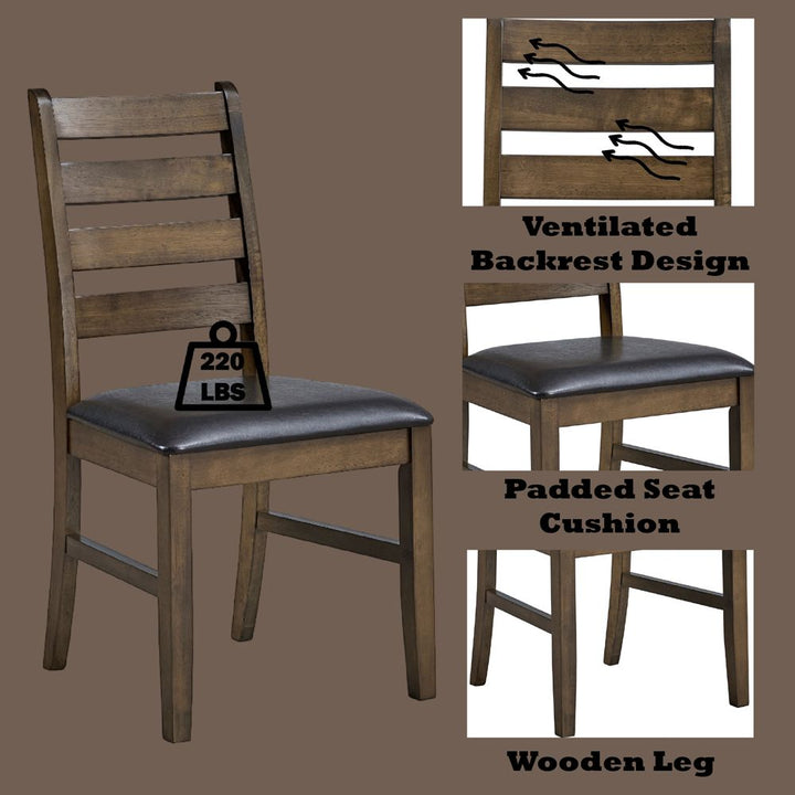 Damica Side Chair (Set-2) – features callout