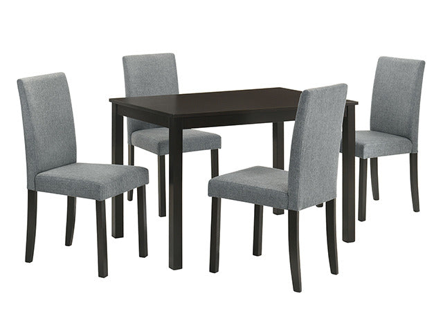 Worland 5 Pc. Dining Table Set, Espresso