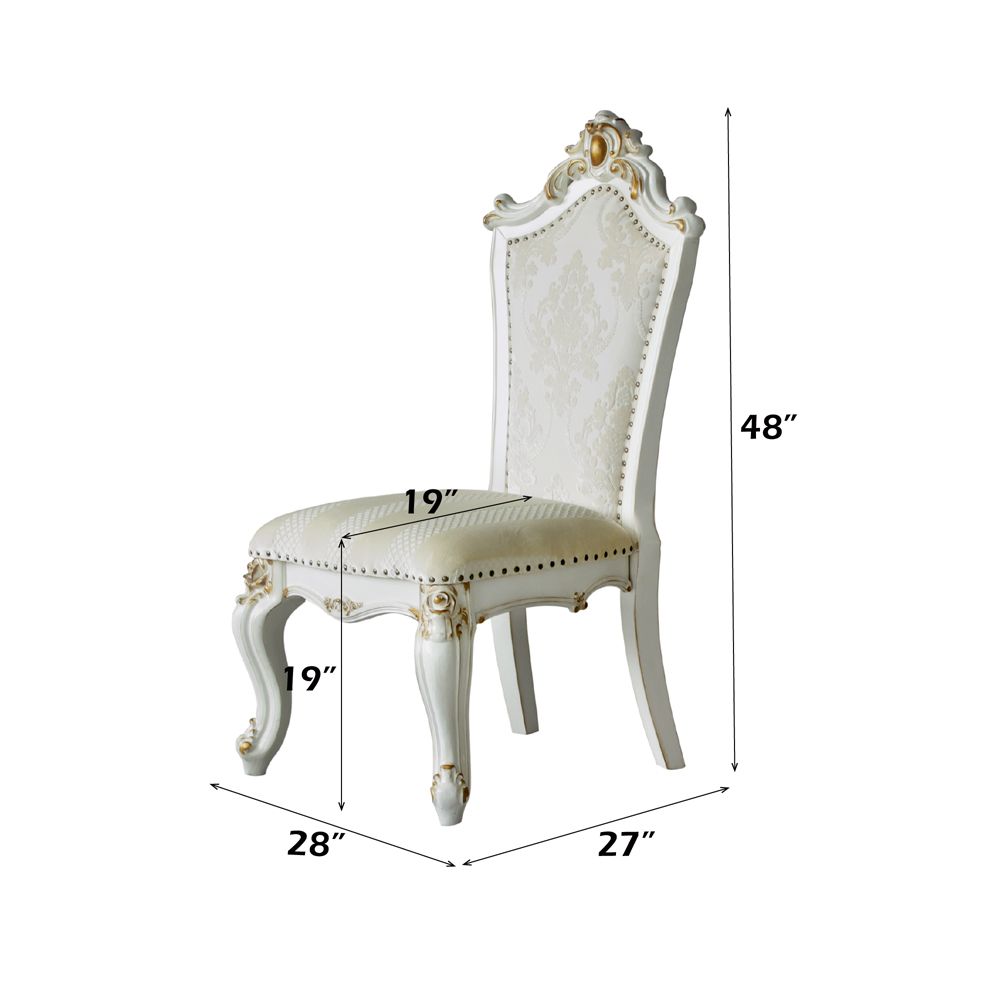 Picardy Side Chair (Set-2) – dimensions diagram