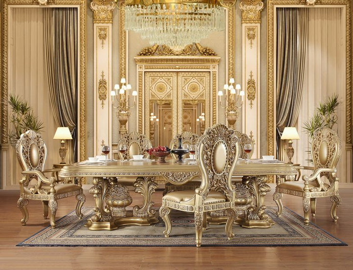 Seville Dining Table W/Pedestal Base – view 2