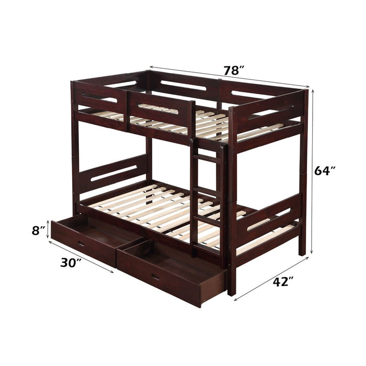 Nissa 2PC Drawers – dimensions diagram