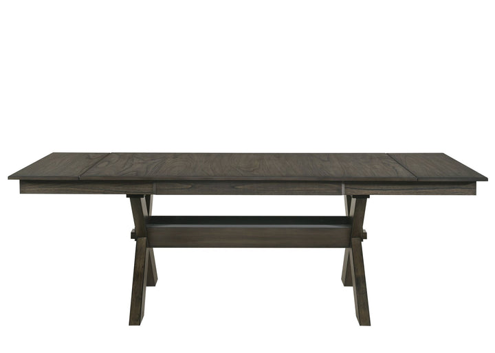 Gulliver Dining Table Base-Rustic Brown (2 Of 2)