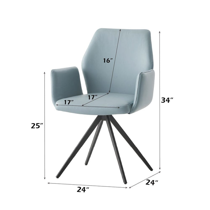 Segismunda Arm Chair W/Swivel – dimensions diagram