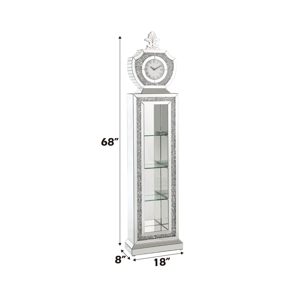 Noralie Grandfather Clock W/Led – dimensions diagram