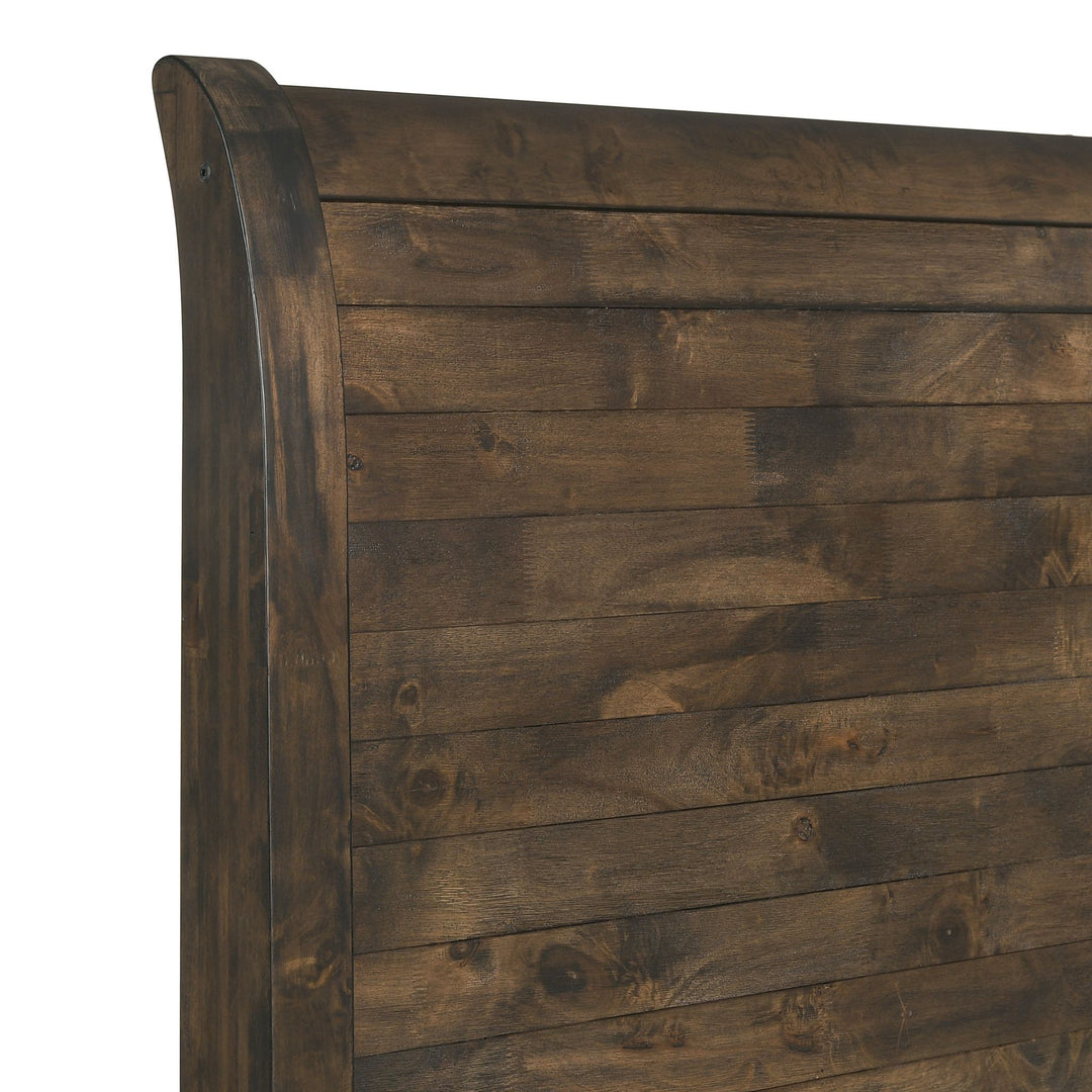 Blue Ridge 6/6-5/0 Ek/q Side Rails-Rustic Gray