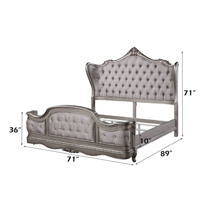 Ariadne Queen Bed – dimensions diagram