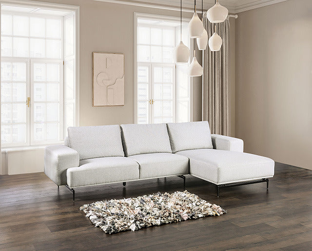 Baerum Sectional, Right Chaise, Light Gray - view 2