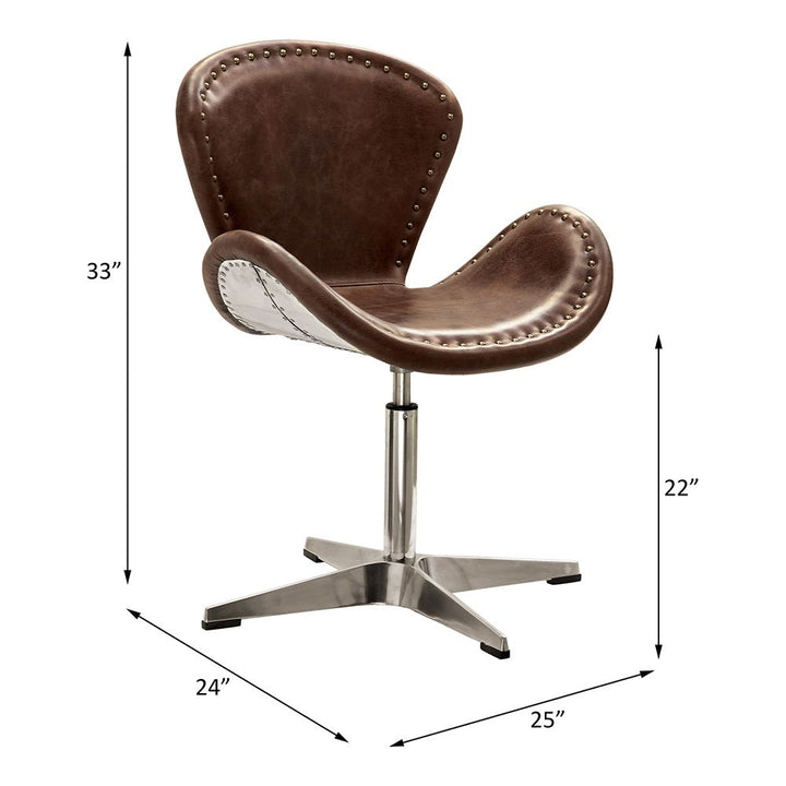 Brancaster Accent Chair W/Swivel – dimensions diagram