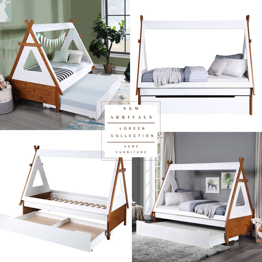 Loreen Twin Bed – features callout