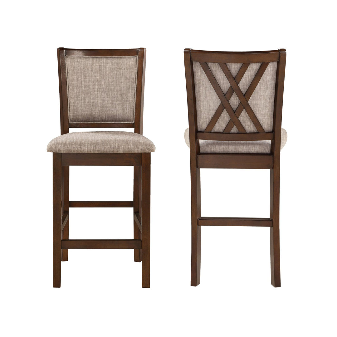 Amy Counter Chair (2/ctn)-Cherry