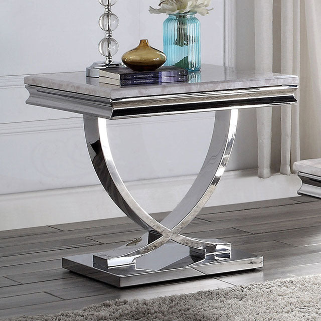 Wettingen End Table, Chrome