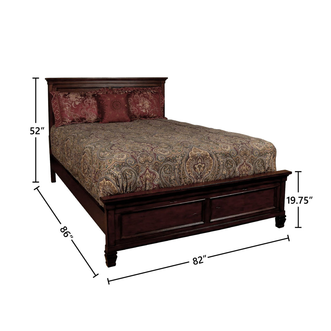 Tamarack 5/0-6/6 Q/ek Side Rails- Brn Cherry