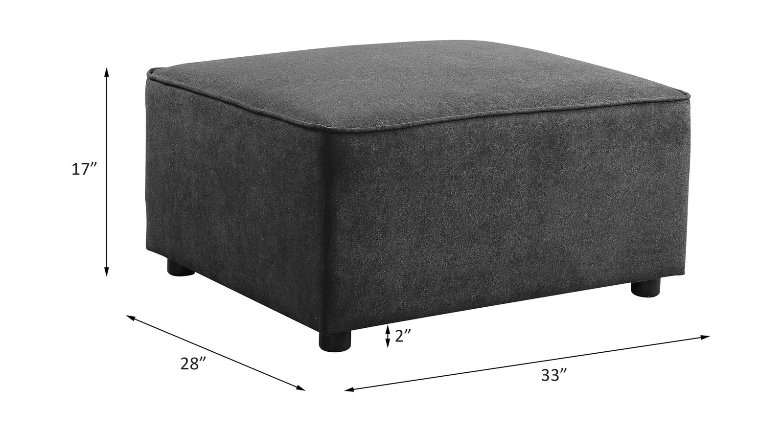 Silvester Ottoman – line drawing