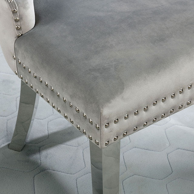 Jewett Wingback Chair, Gray - view 3