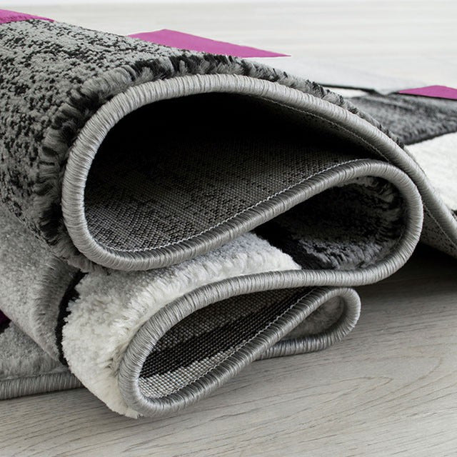 Niksar Area Rug, Gray/Purple - view 5