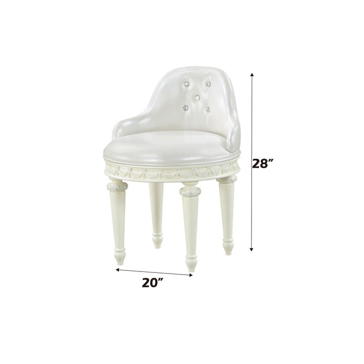 Dorothy Vanity Chair W/Swivel – dimensions diagram