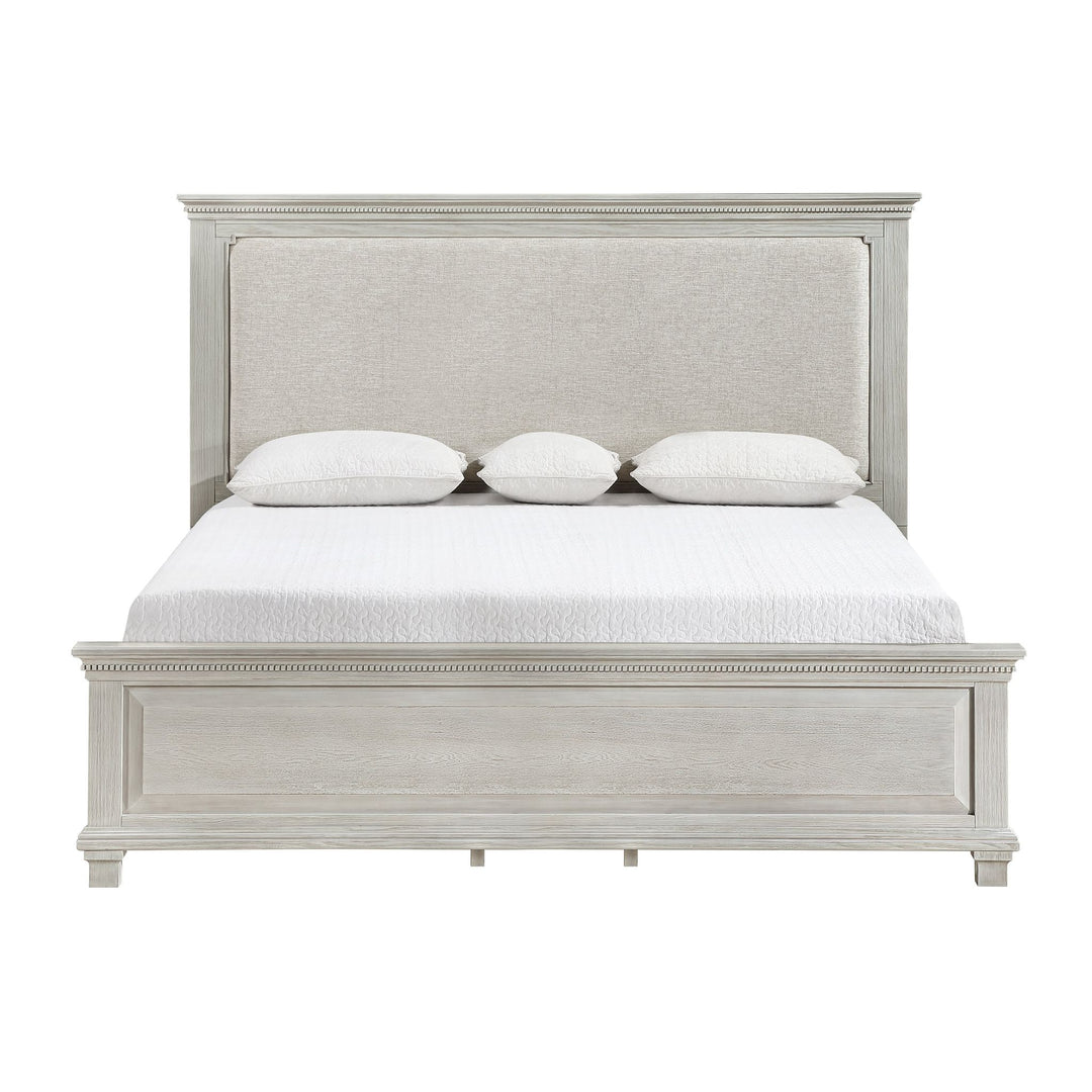 Silver Sands 6/6-6/0 Ek/wk Panel Headboard-Gray