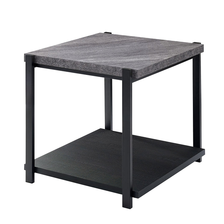 Linea  3 Pc Occasional Set- 1 Coffee &amp; 2 End Tables-Dk Gray F