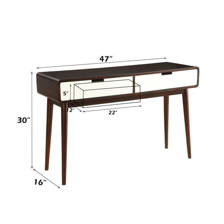 Christa Sofa Table – dimensions diagram