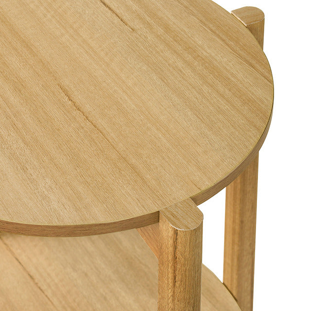Hyde Round End Table, Natural - view 5
