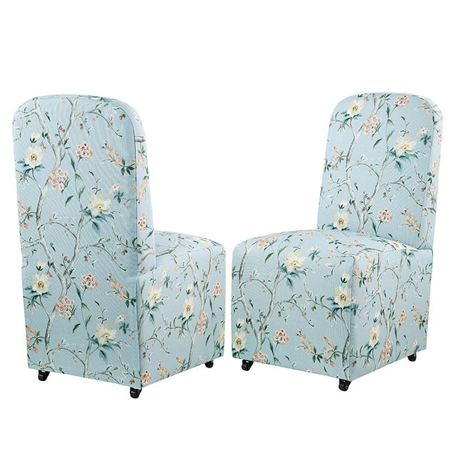 Canterbury Dining Chair, Chinoiserie Pale Blue/Peach - view 5