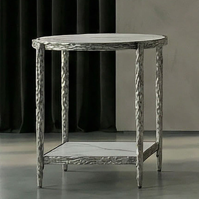 Kerna End Table, Gunmetal - view 3