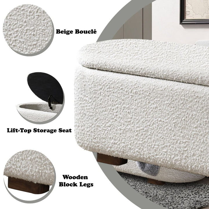 Sandro Bench w/Storage – features callout