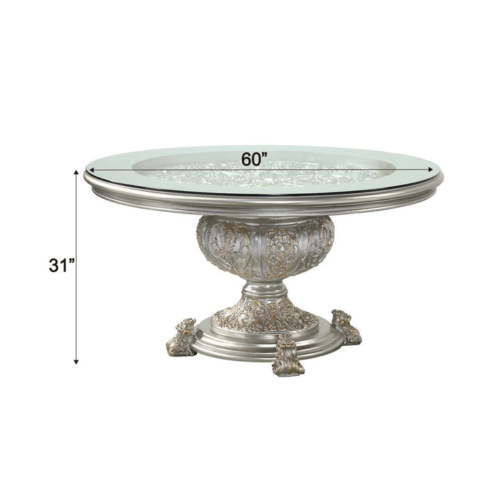 Sandoval Round Dining Table – dimensions diagram