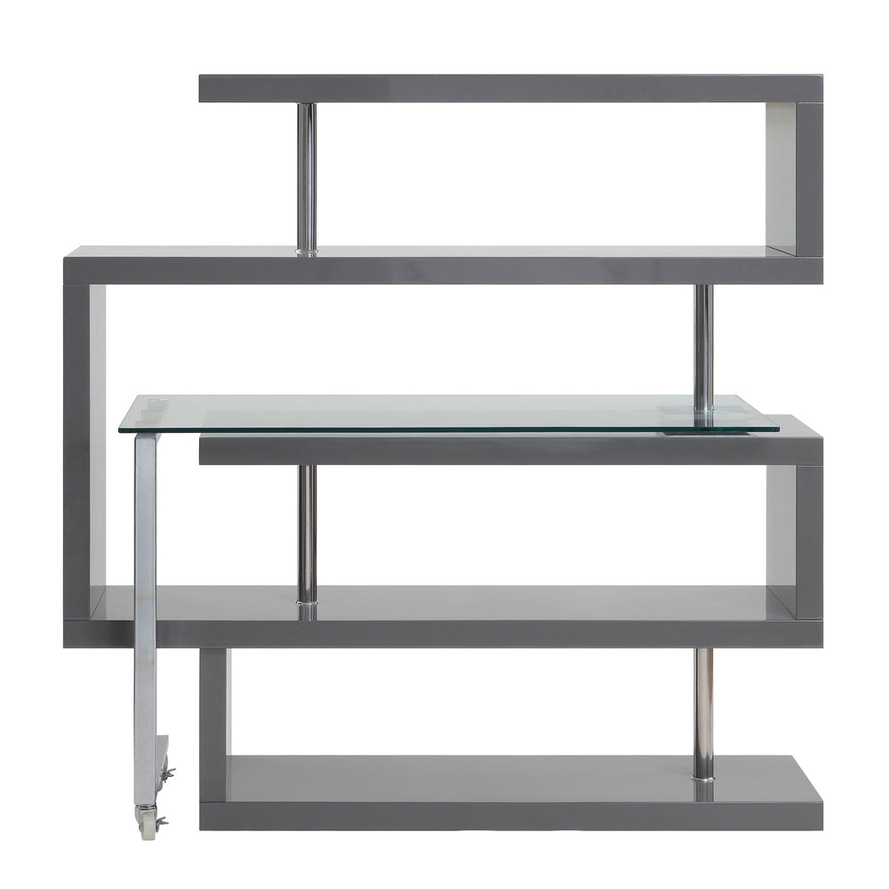 Buck II Writing Desk with Bookshelf