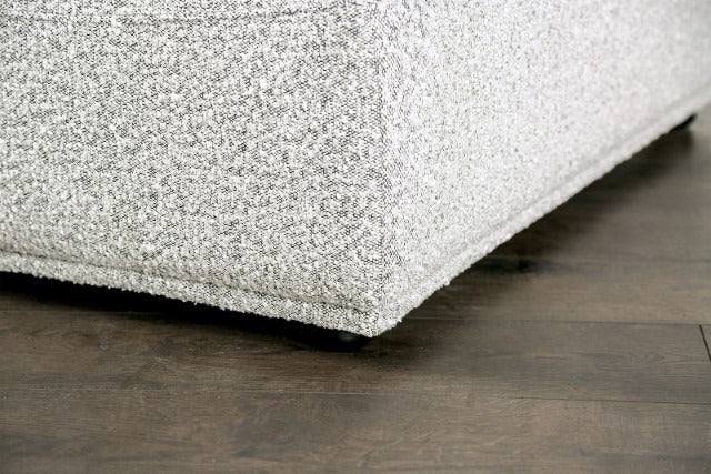 Stavanger Curved 3-Seater, Light Gray - view 5