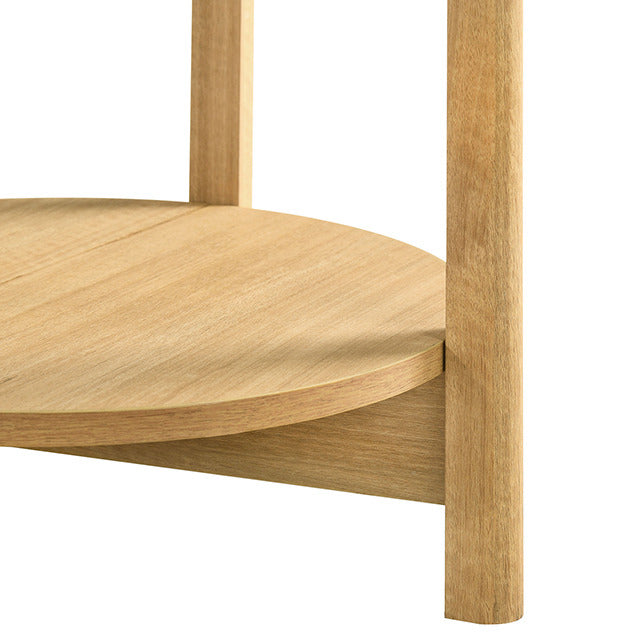 Hyde Round End Table, Natural - view 4