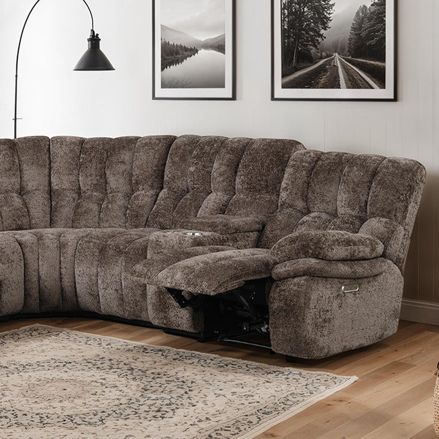 Hieronymus Power Sectional, Dark Brown - view 3