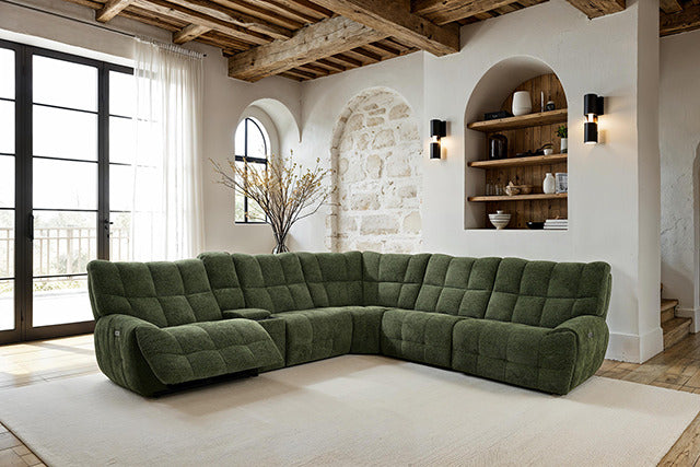 Southwold Power Sectional, Jade Green - view 5