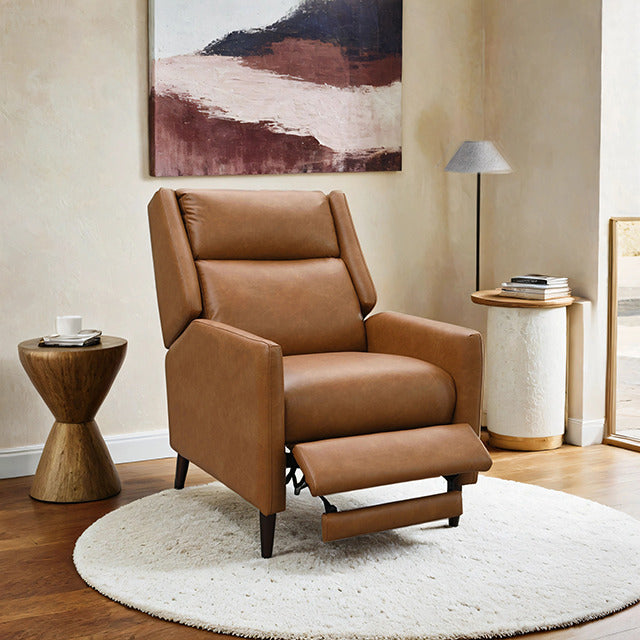 Psyche Pushback Recliner, Brown - view 5