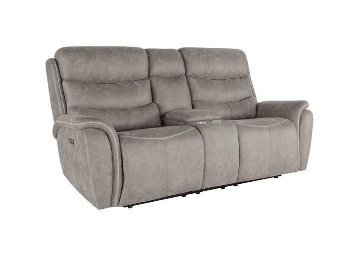 Kamari Console Loveseat W/pwr Hr &amp; Fr-Gray