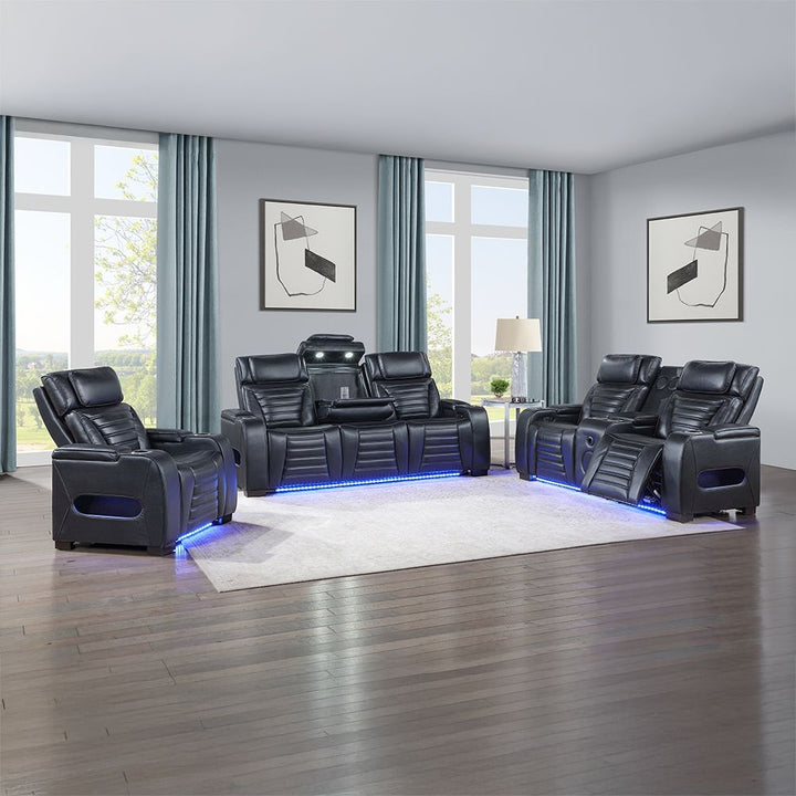 Ephron Power Motion Recliner W/Power Headrest &amp; LED – view 2