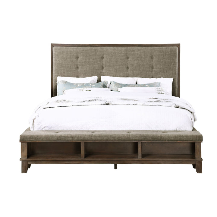 Cagney 6/6-6/0 Ek/k Footboard &amp; Slats-Vintage