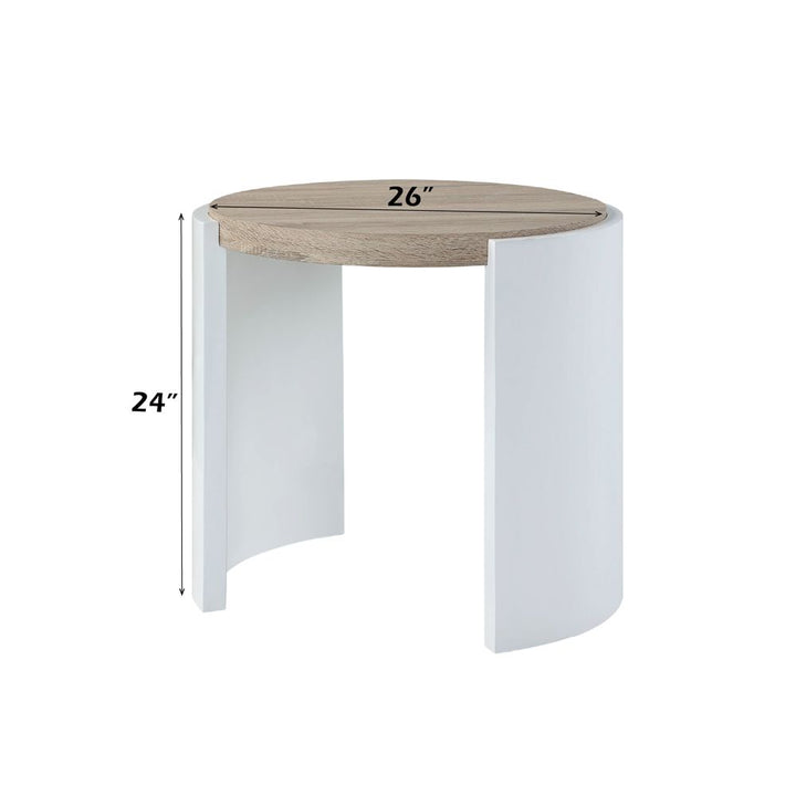 Zoma End Table – dimensions diagram