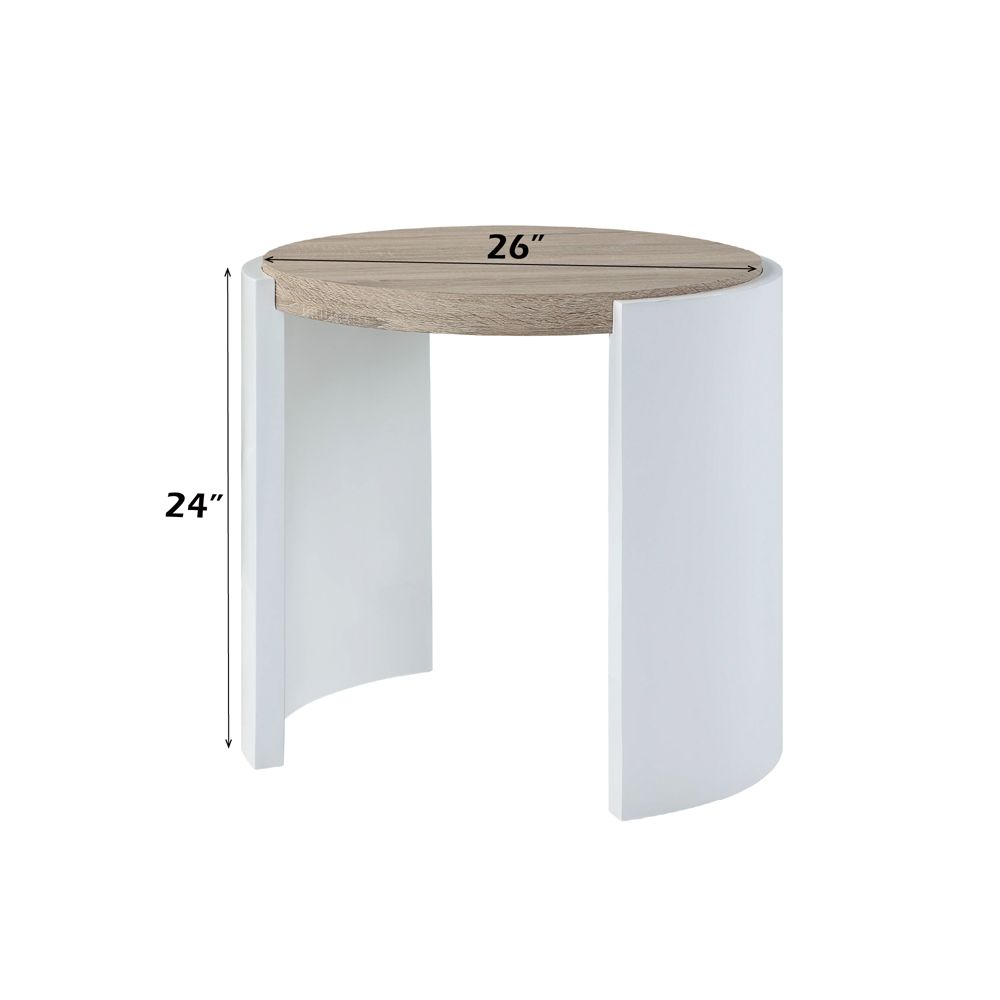 Zoma End Table – dimensions diagram