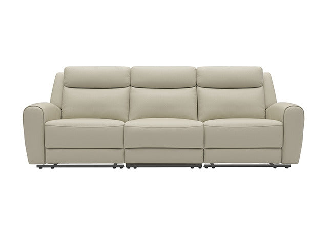 Jacobus Manual Recliner Sofa, Beige