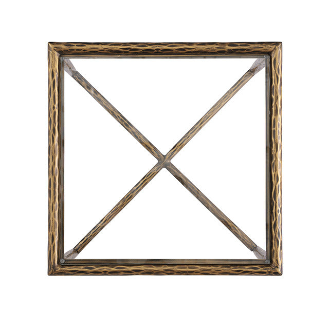 Selva Side Table, Matte Gold - view 3