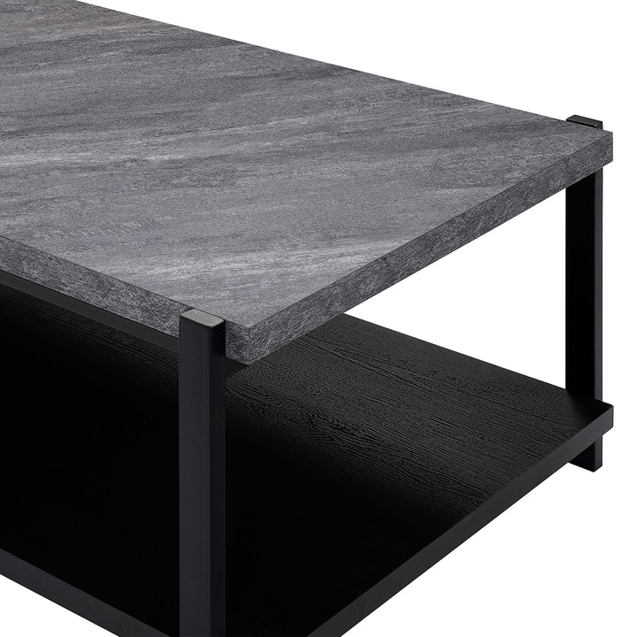 Linea  3 Pc Occasional Set- 1 Coffee &amp; 2 End Tables-Dk Gray F