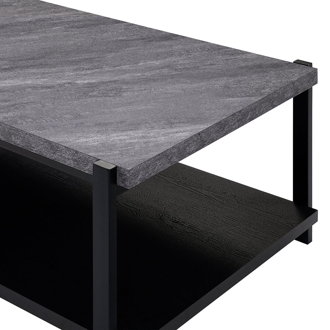 Linea  3 Pc Occasional Set- 1 Coffee & 2 End Tables-Dk Gray F