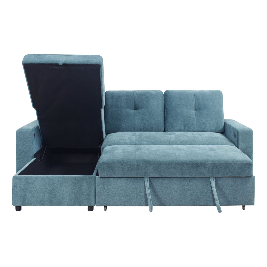Greer Loveseat W/ Pop-Up Sleeper-Green