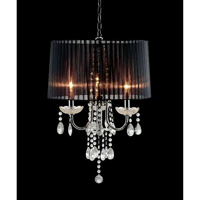 Jada Ceiling Lamp, Black/Chrome - view 2